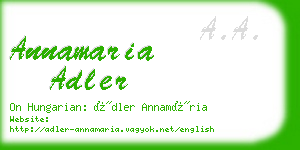 annamaria adler business card